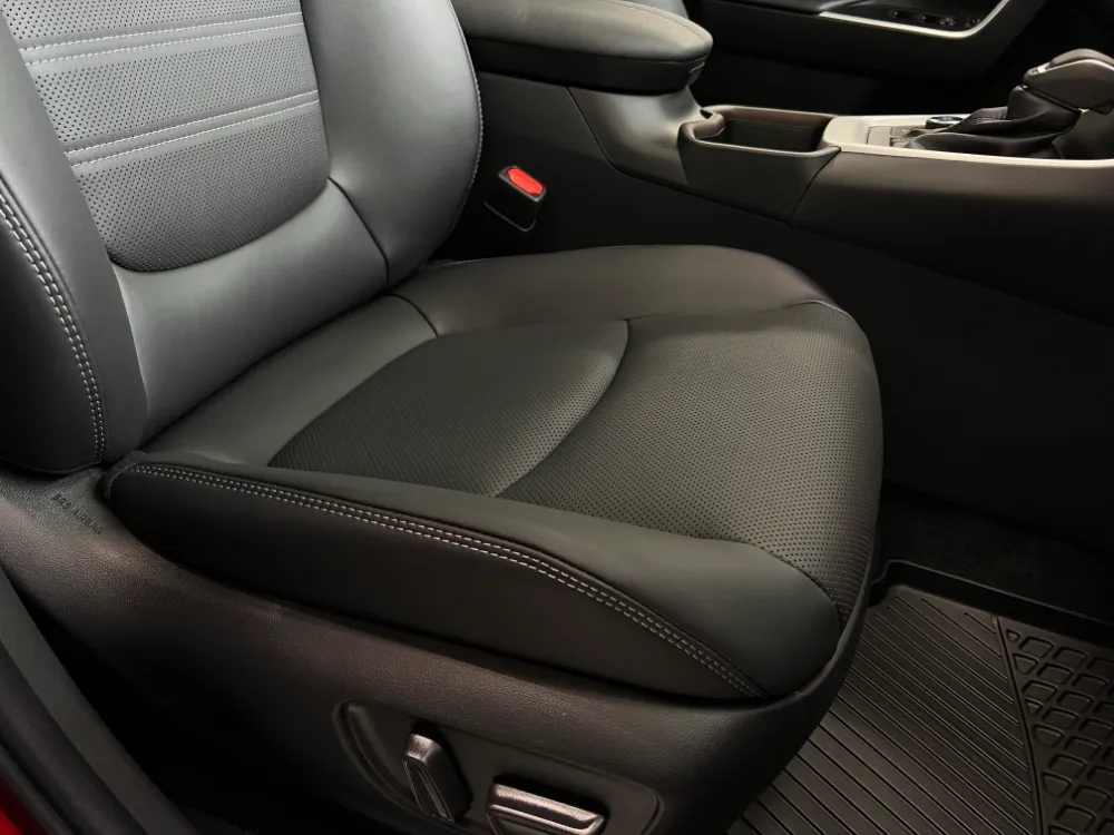 2023 toyota rav4 hybrid limited red with black interior 17